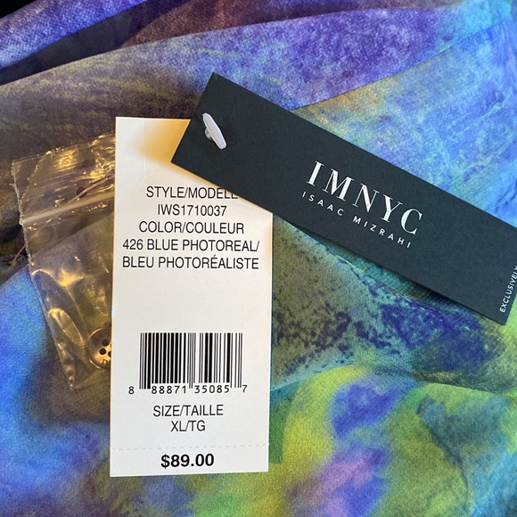 NWT button front blouse - Sz XL - Picture 5 of 5